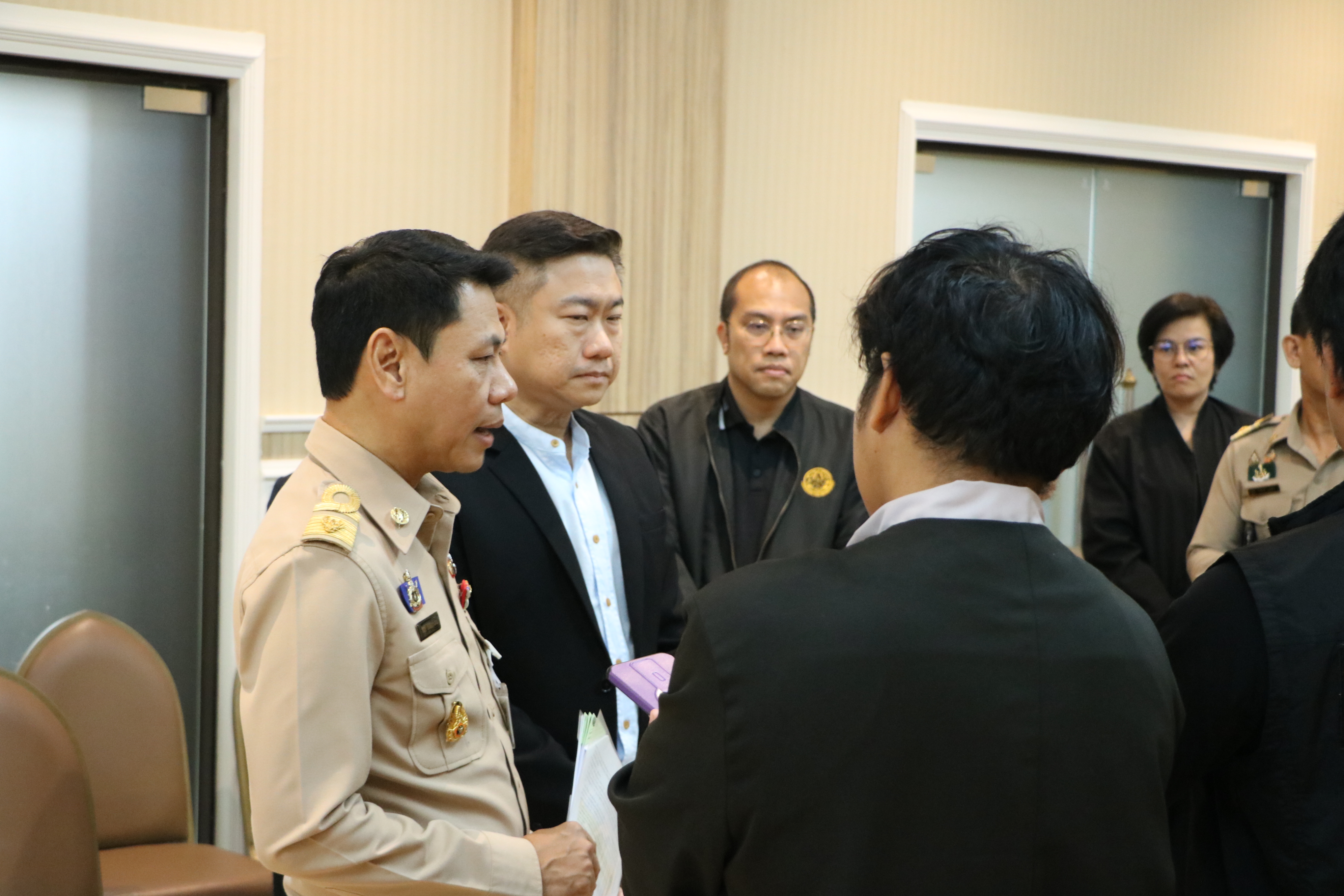 title - ส.ป.ก. ร่วมแถลงข่าวรายงานสถานการณ์น้ำ กระทรวงเกษตรและสหกรณ์